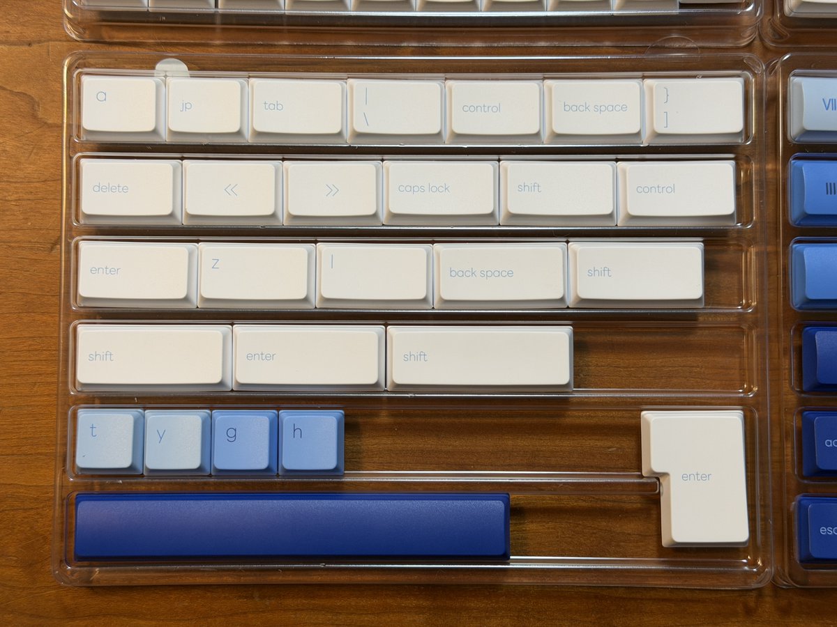 Acid Caps LowProfile Reflex Blueのセット内容です。 Acid Caps