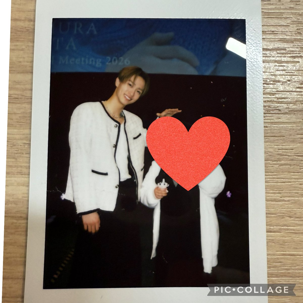 野村康太くんファンミーティングの1日目の1部ガチャで2ショット