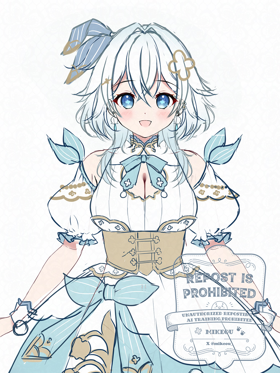 すずらんちゃん魂募集 タグ作りました！ 衣装塗っていくぅー！