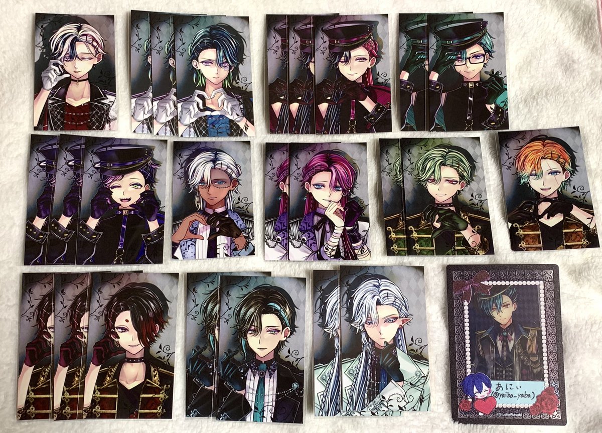 交換】悪魔執事と黒い猫 あくねこ バレンタイン トレカ風カード [譲