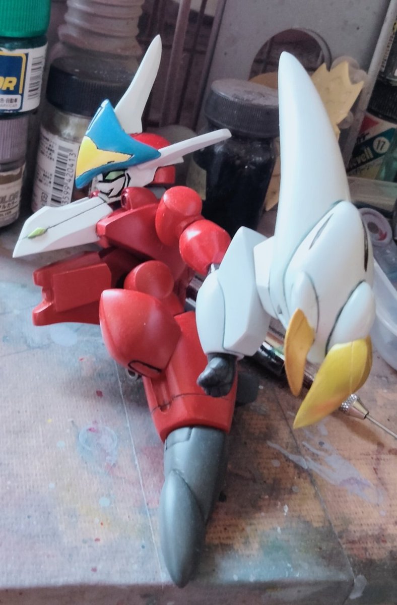 有☆堂 過去作 ガレージキット 新星龍神丸 魔神英雄伝ワタル2 #龍神丸