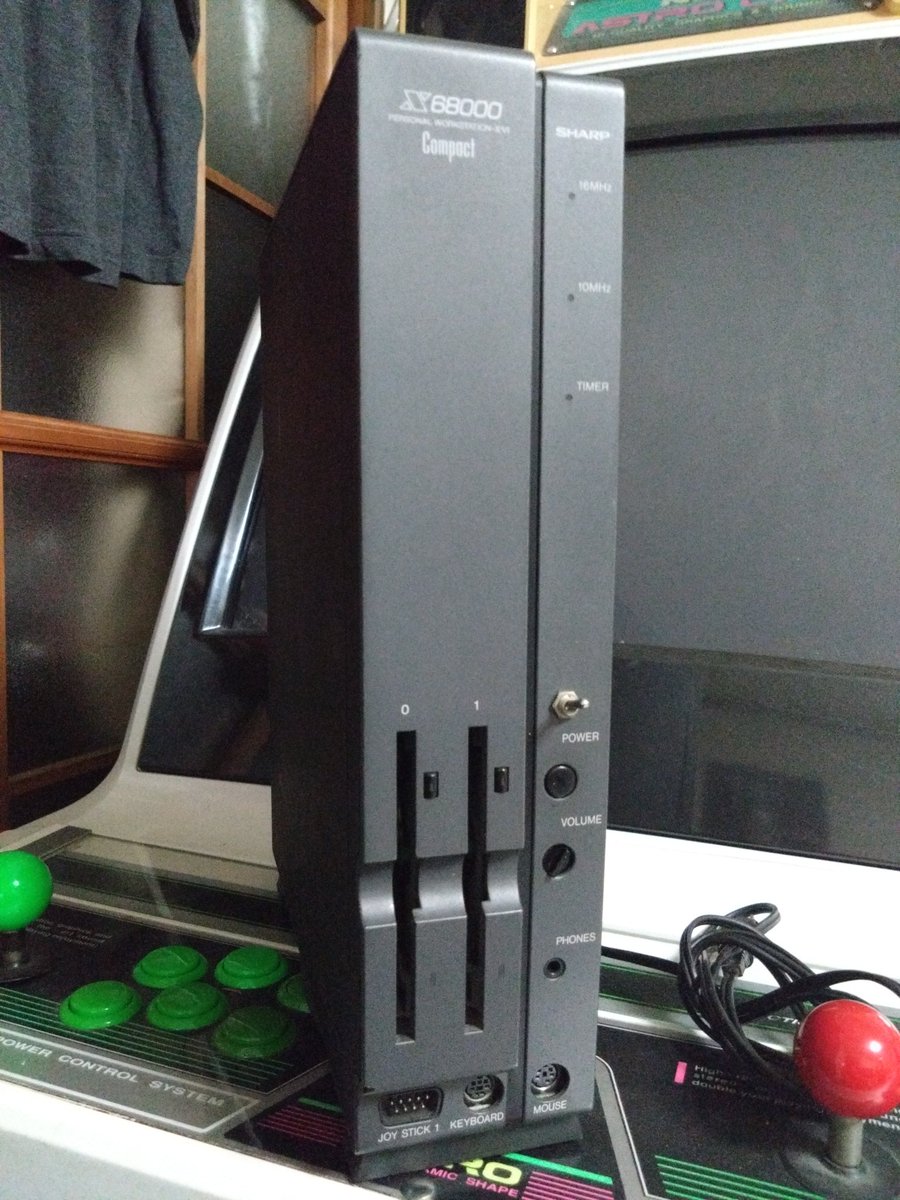 今回託してもらったのは…初代X68000さんとCompactXVIさんです(o・ω・o