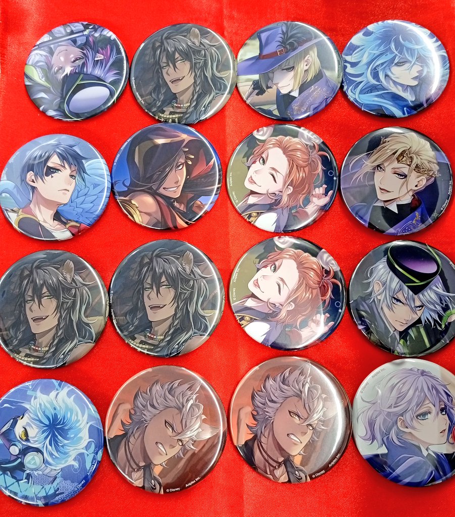 入荷情報】 ツイステッドワンダーランド SSR缶バッジ それぞれまとまっ