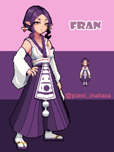 pixelart #ドット絵 OC💜💠