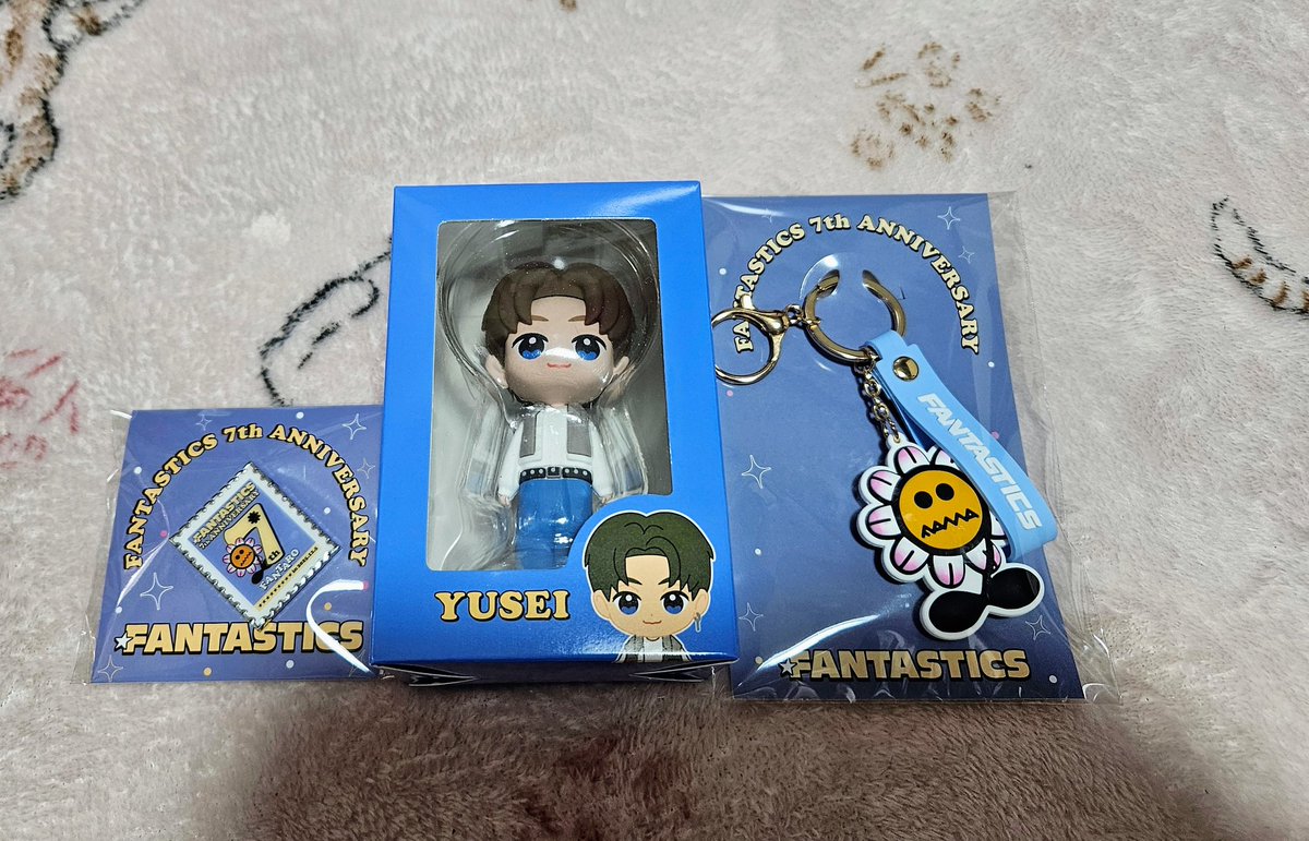 昨日届いた🌻 フィギュア可愛い🩵 #FANTASTICS #八木勇征