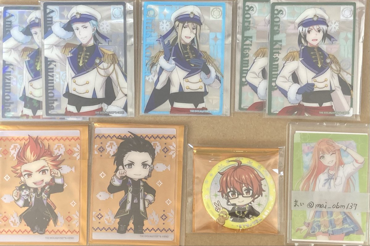 譲渡】 SideM シーパラ 八景島 クリアカード SDクリアカード SD缶