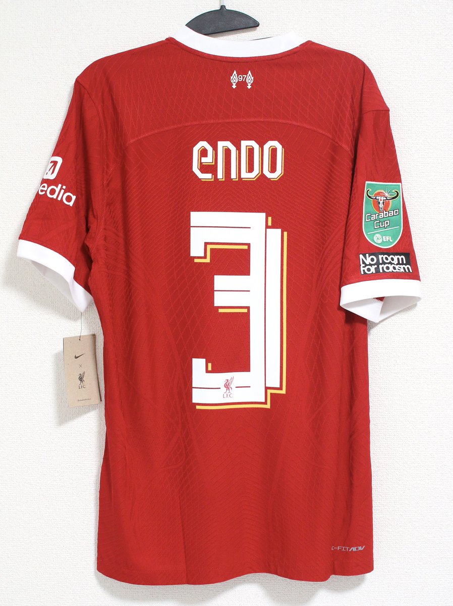 遠藤選手 リバプールオーセンティック2024カラバオ杯決勝仕様