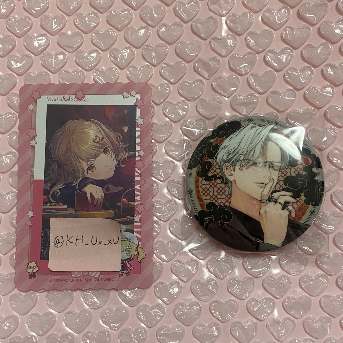 ♡交換♡ 極楽街 近すぎて美しい極近店 チェーン付き缶バッジ 缶バ 譲