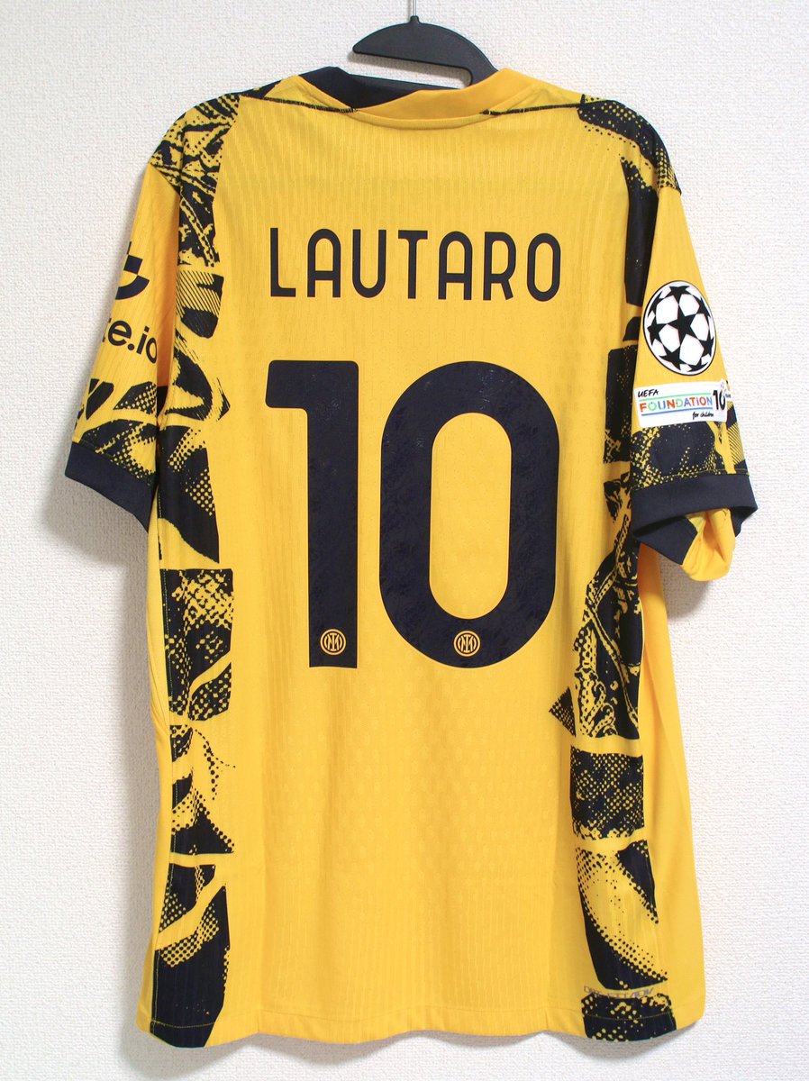 ラウタロ選手 インテル24/25ユニフォーム オーセンティックCL決勝仕様