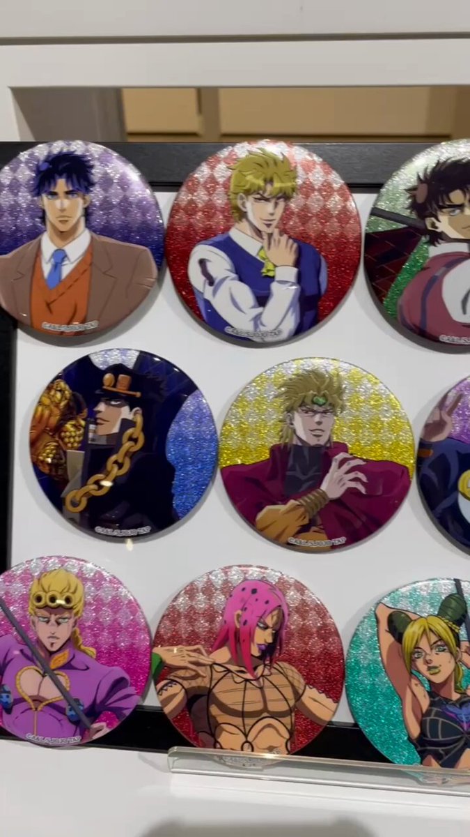 ◤グッズ紹介◢ ⋱ 75mmグリッター缶バッジ ⋰ グリッターがキラキラ