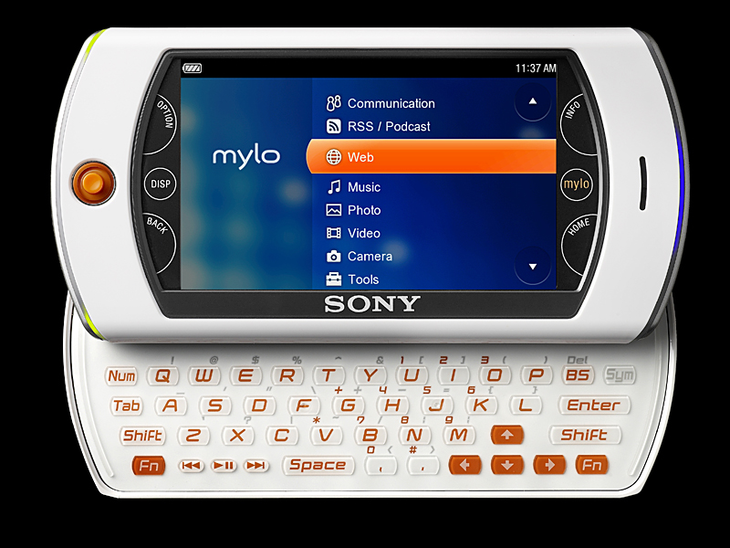 米Sony、130万画素カメラを搭載した無線LAN端末「mylo」