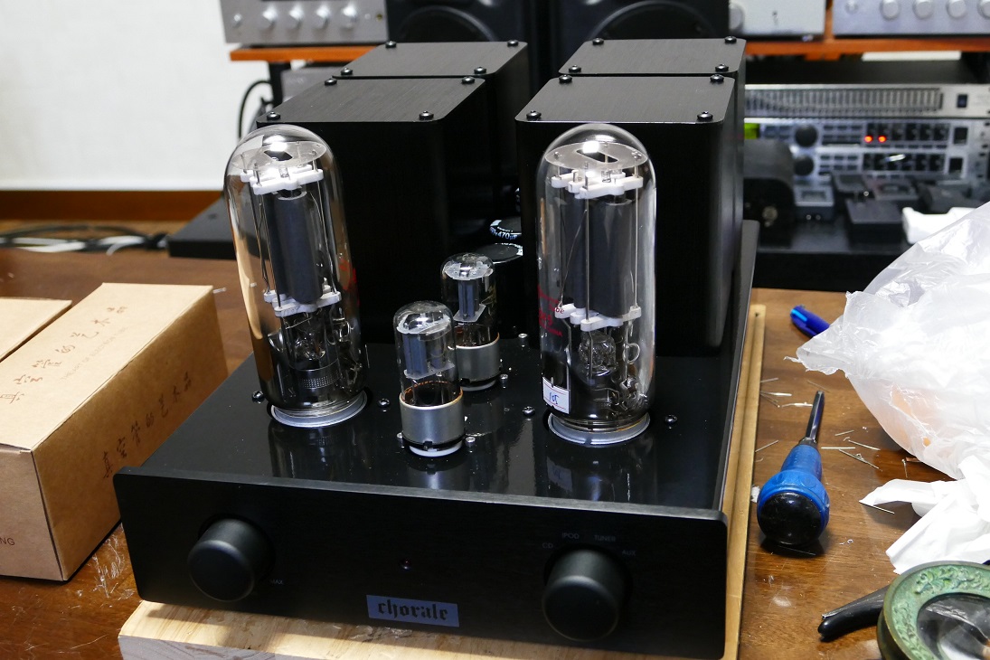 中国 chorale 製 845 シングル真空管アンプ : Katyanの