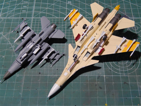 技MIX 1/144 Su-37 YELLOW13 : サンフィッシュ飛行隊