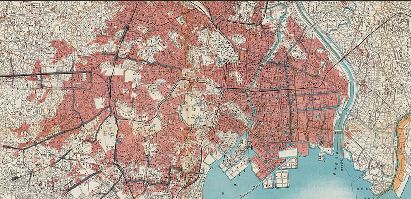 戦災焼失区域表示 : ミカンセーキ