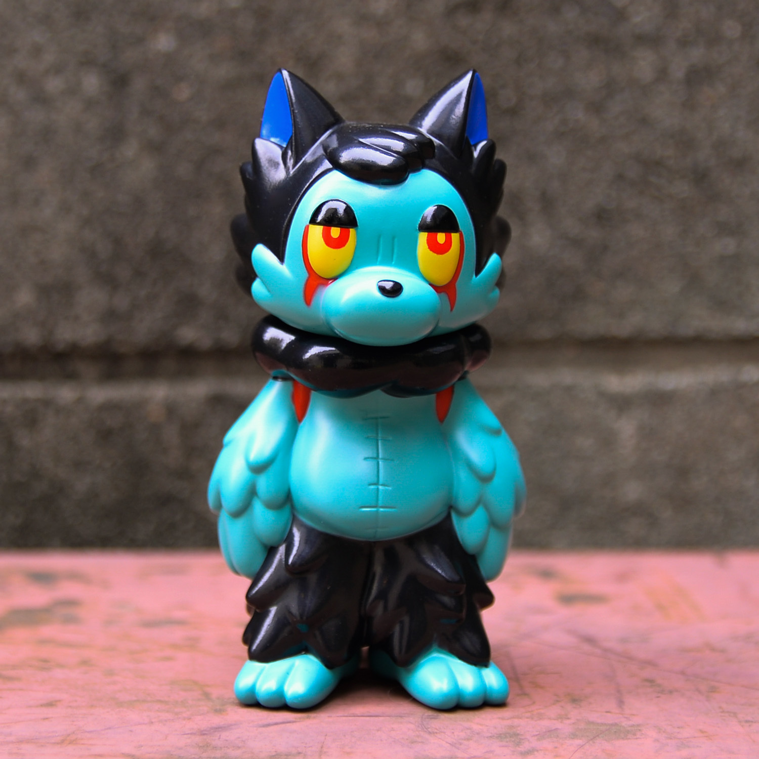 POPBOX SHIBUYA》おおかみくんソフビ『デビルマンver.』抽選販売