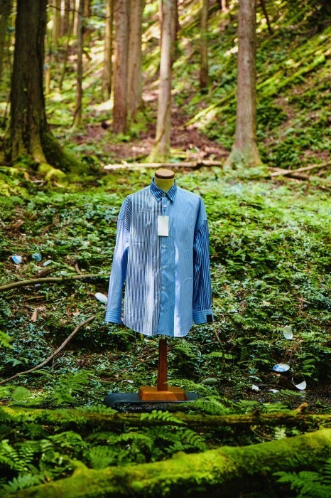 N.HOOLYWOOD - STRIPE BIG SHIRT 