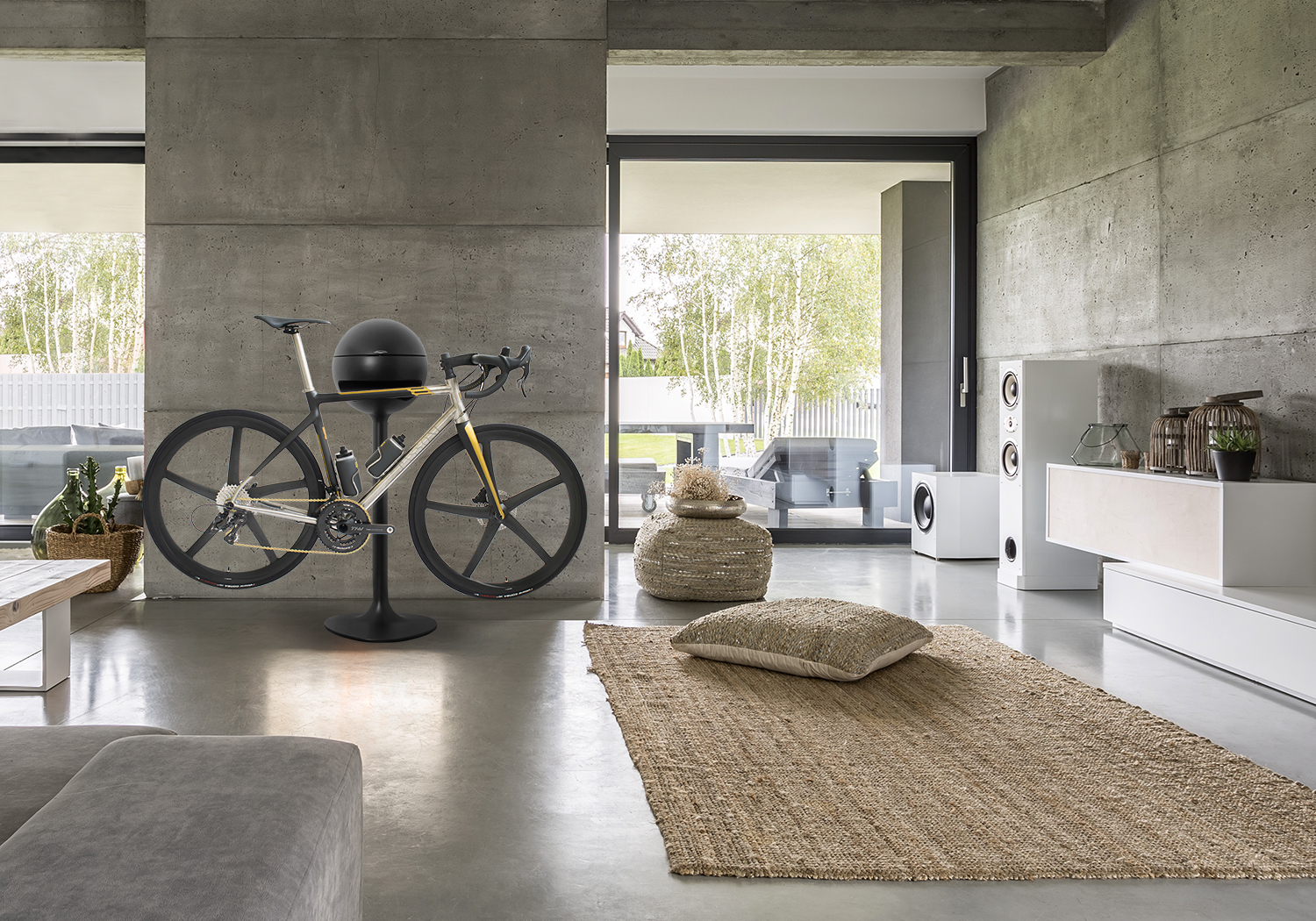 スポーツ自転車の室内保管がオシャレなインテリアになる