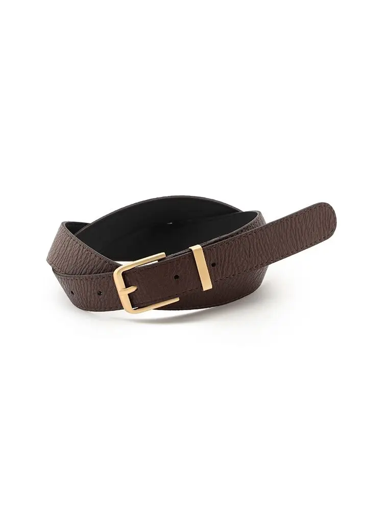 ベージュ 23mm ゴールドバックルベルト ブラック/ベージュ/ブラウン