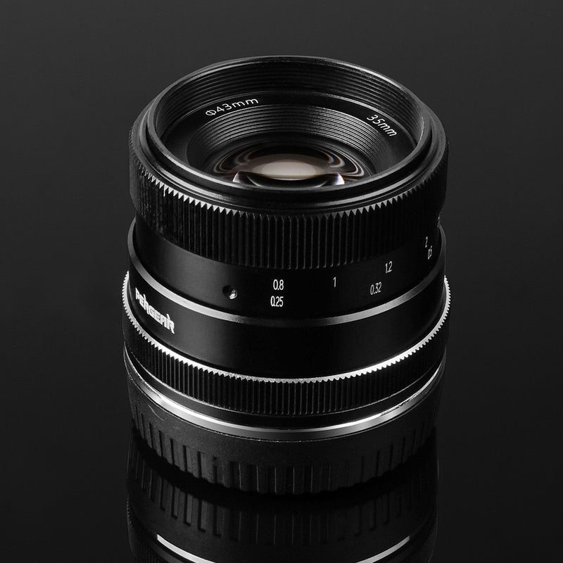 PERGEAR 35mm F1.2 大口径 単焦点レンズ Eマウント APS-C Amazon