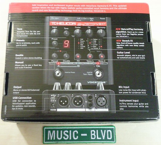 TC Helicon VoiceTone Harmony G-XT Vocal Harmony and Effects Pedal