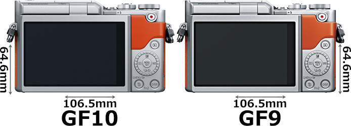 LUMIX GF10」と「LUMIX GF9」の違い - フォトスク