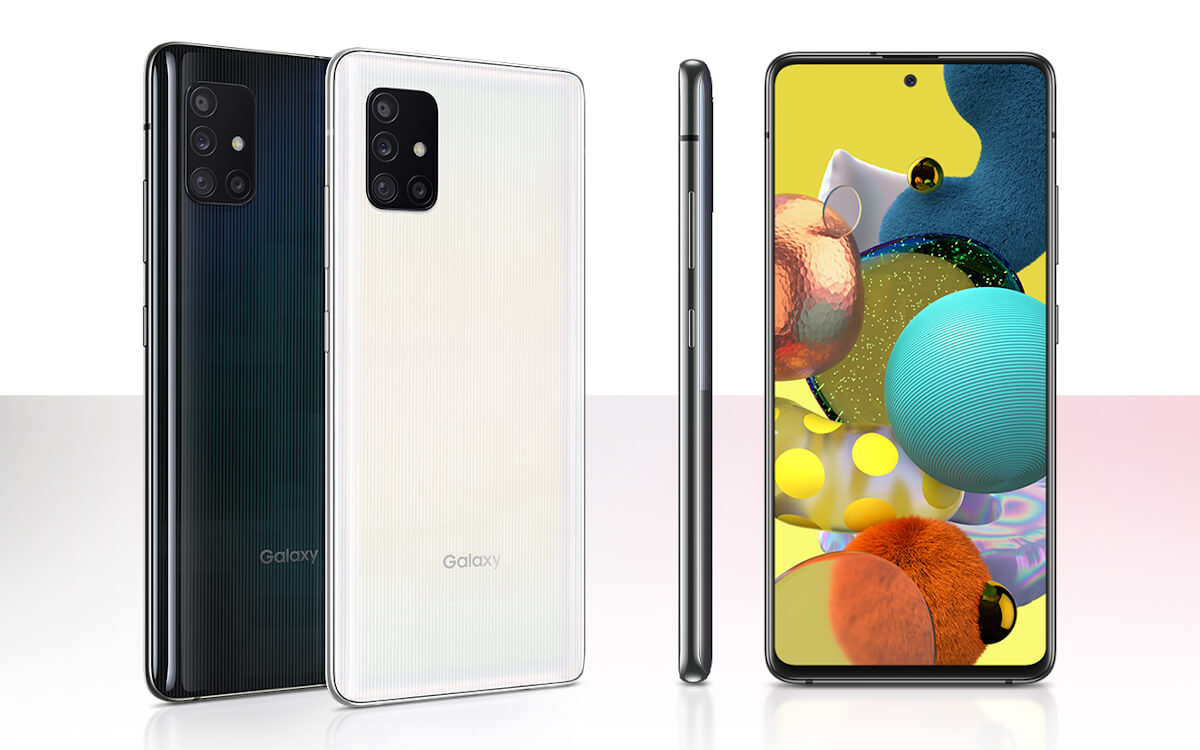au、Galaxy A51 5G SCG07発表 Snapdragon 765G搭載の6.5インチ5Gスマホ