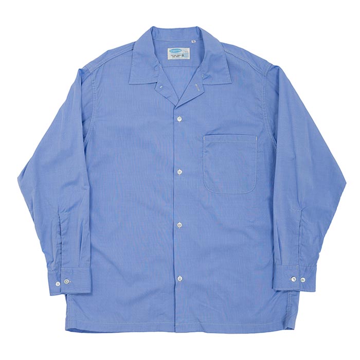 ワーカーズ WORKERS オープンカラーシャツ ブロードクロス Open Collar