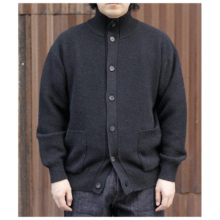 バトナー BATONER ハイツイスト カード ウール ピケ ブルゾン HIGH