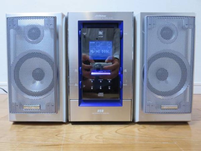 Victor☆NA-MD1☆CD/MDコンポ 動作OK ビクター USB （ MDプレーヤー