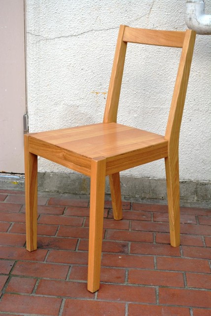 無印良品 MUJI 木製 タモ材 ダイニングチェア タモベッド用サイド