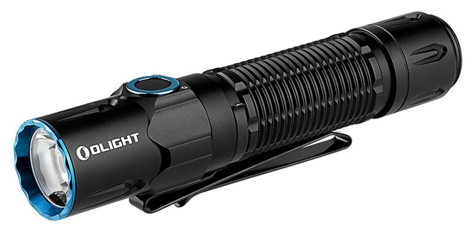 Olight Warrior 3S Tactical Rechargeable LED Flashlight, Black