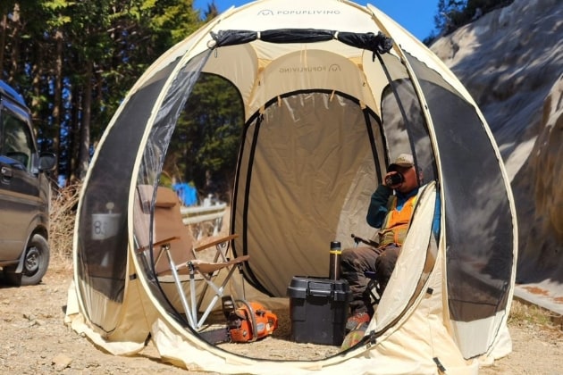 広々とした新感覚ポップアップテント | ポップアップリビング