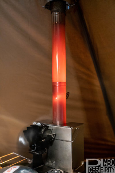 薪ストーブの火の粉対策】G-Stoveクッキングスペースがテントに穴を