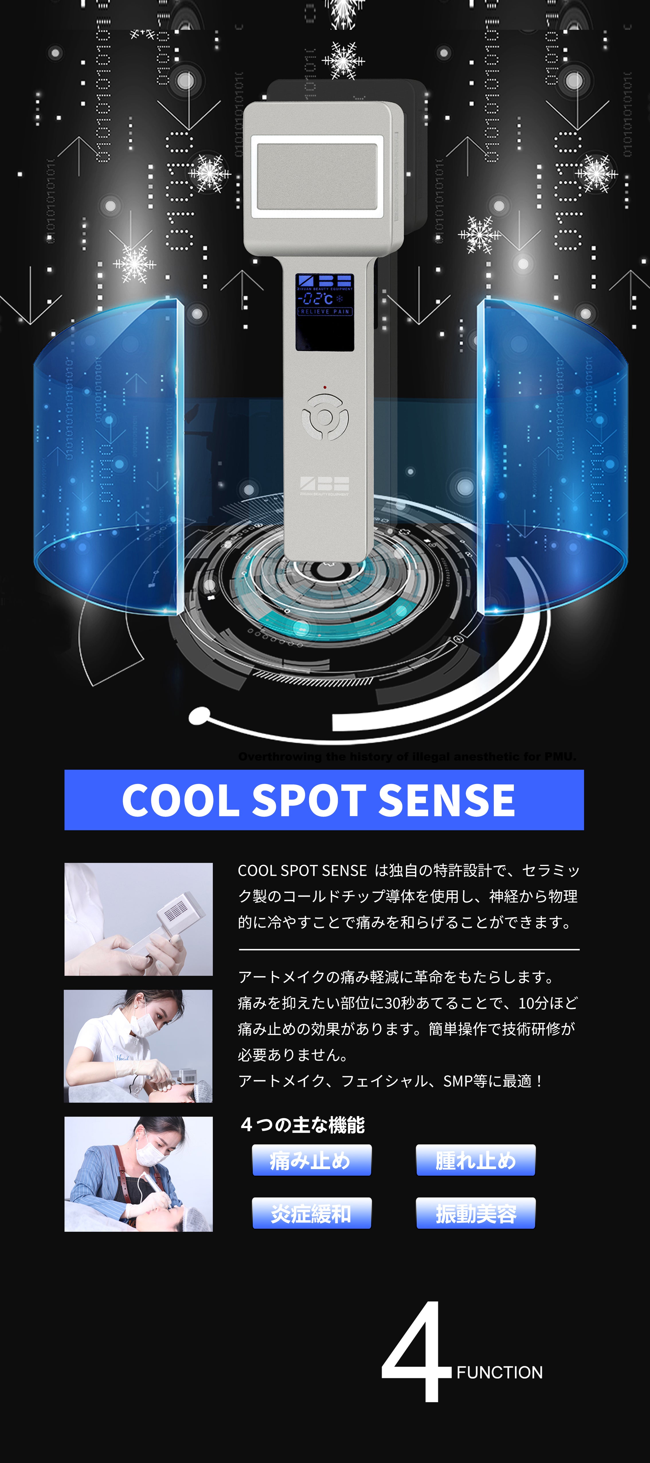 Cool spot sense – PMU ink