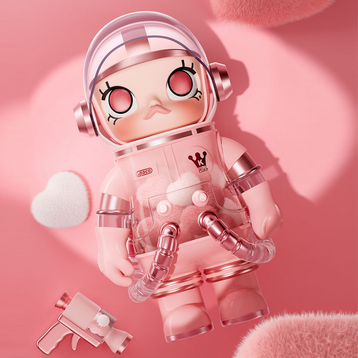 MEGA SPACE MOLLY 400% SMITTEN LOVE - POP MART (Japan)