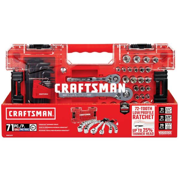 Craftsman 71-Piece VERSASTACK Mechanics Tool Set - CMMT45171
