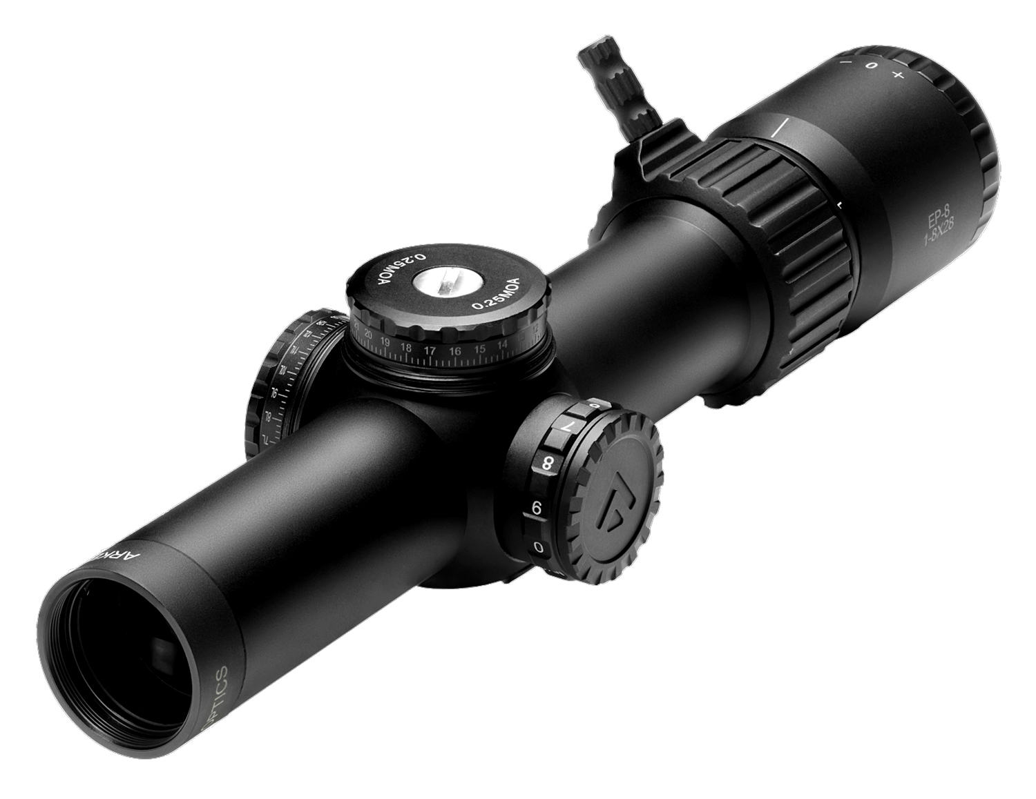 Arken Optics EP8 1-8X28 LPVO FFP MOA 34mm Tube Japanese Glass