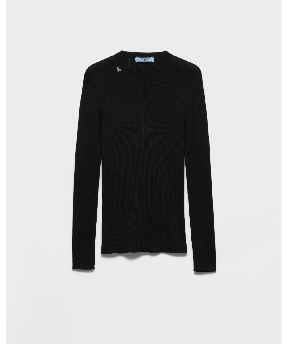 PRADA/プラダ_Men通販 | ウールxカシミヤ クルーネック セーター【送料