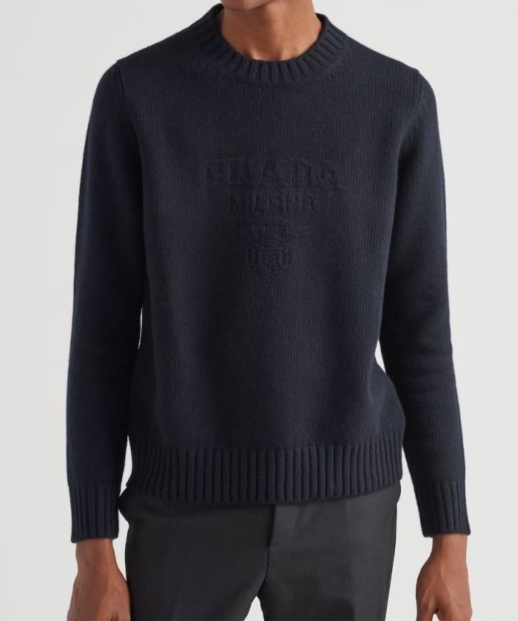 PRADA/プラダ_Men通販 | ウールxカシミヤ クルーネック セーター【送料
