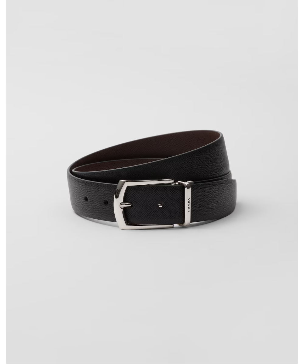 PRADA/プラダ_Men通販 | リバーシブル サフィアーノレザー ベルト