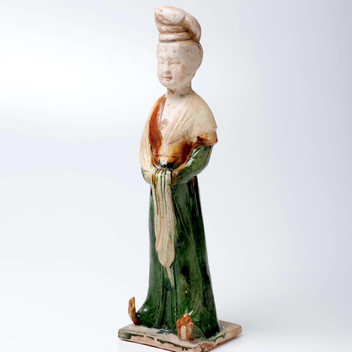 唐三彩婦人俑 | 中国陶磁器 | 利菴アーツコレクション