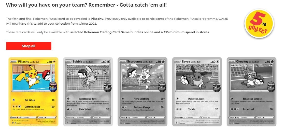 Pikachu on the Ball Will Be Available in Game UK Stores