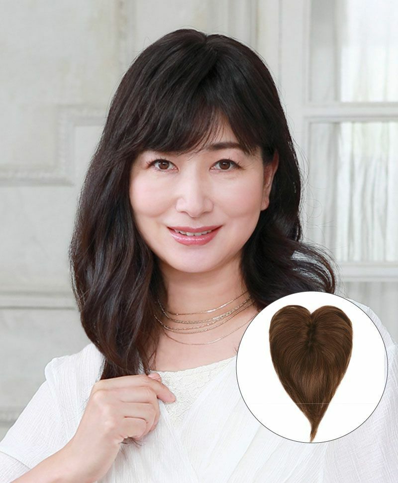 白髪隠しウィッグ(人毛100％)【分け目タイプ】ST-100 | ウィッグの