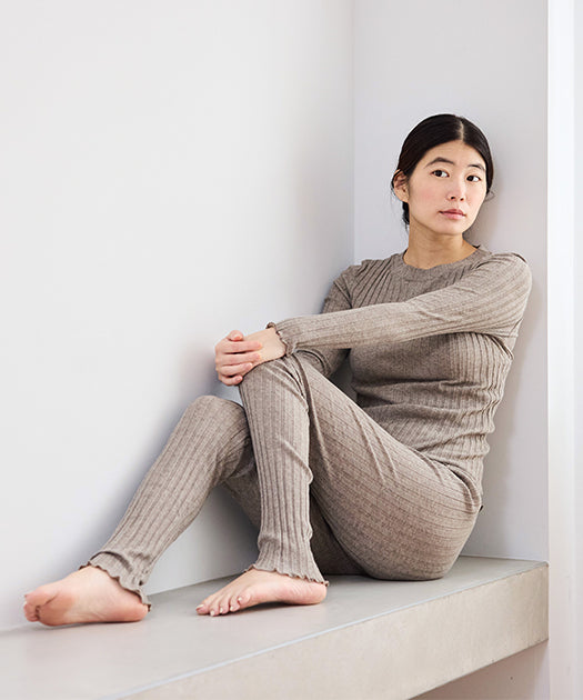 フォレストグレイレギンス / オーガニックコットン – PRISTINE