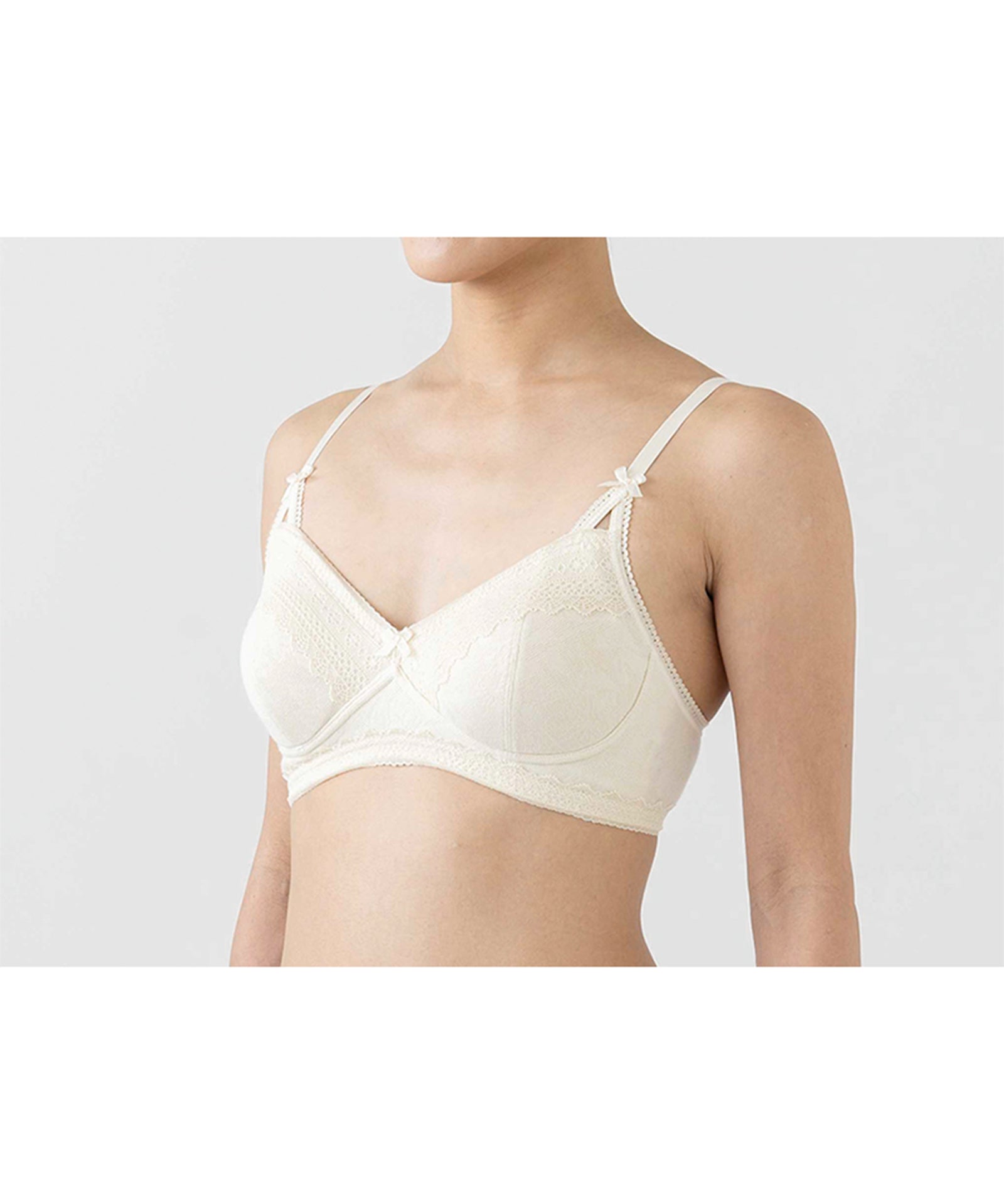 レーシーブラ / オーガニックコットン – PRISTINE