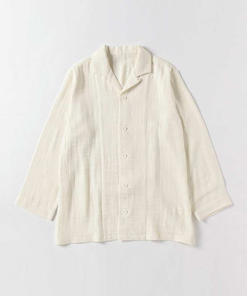 綾ダブルガーゼ 前開きパジャマ / オーガニックコットン – PRISTINE