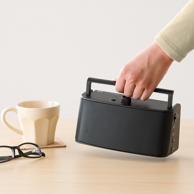 テレビの音を手元で聴けるテレビ用ワイヤレススピーカーを8月10日発売