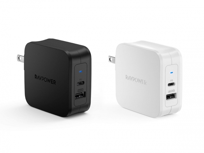 RAVPower】ノートPCも充電可能な最大61W出力のType-Cポート搭載！2