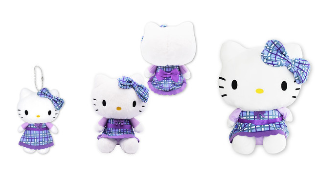 北海道限定ハローキティに新しいシリーズ登場「ラベンダーチェック