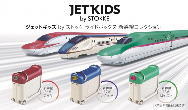 ライドオン(乗る)機能がついた子ども用スーツケース ジェットキッズ by